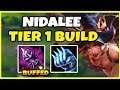 NIDALEE TOP ROD OF AGES BUFFS! PRE 9 MINUTE ROA! - League of Legends