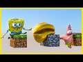 ➤ SpongeBob and Patrick vs Pacman - [Softbody Race]