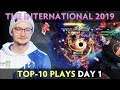 TOP-10 PLAYS of The International 2019 — Europe + China Day 1
