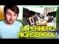 CLASSIC STYLE ROLEPLAYS!! Reacting to @ItsRitchieW SuperHero High School! (Minecraft Roleplay)