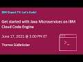 Get started with Java Microservices on IBM Cloud Code Engine