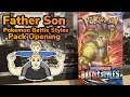 Father/Son Pokemon Sword & Shield Battle Styles Pack Opening #Shorts
