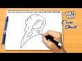 How to draw Crow Skull