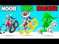 NOOB vs PRO vs HACKER | In Scribble Rider | With Oggy And Jack | Rock Indian Gamer |