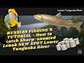 RUSSIAN FISHING 4 TUTORIAL - How to catch Sharp-snouted Lenok NEW SPOT - Lower Tunguska River
