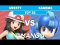 The Mang0 3 - SweetT (Pokemon Trainer) vs Kameme (Mega Man) Top 32 - Smash Ultimate