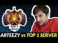 Arteezy Tiny 1 hour game against Top 1 Immortal
