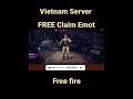 Garena Free Fire | FREE Claim Emot And Gloo Wall Skin | Vietnam Server