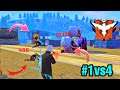 #nonstopgaming1v4 🔥 insane clutch #freefire fastest player 🔥 mobile player like pagalM10 - #1vs4