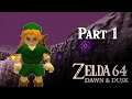 Playing the newest Zelda OoT mod for the first time! - Zelda 64DD Dawn and Dusk part 1