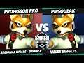 SWT EU RF Group C - Professor Pro (Fox) Vs. Pipsqueak (Fox) SSBM Melee Tournament