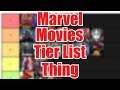 The REAL Marvel Movie Tier List...