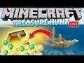 MINECRAFT - Searching for BURIED TREASURE Gold Emeralds and MORE!