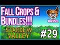 SETTING UP FALL CROPS & FISHING BUNDLES!!!  |  Let's Play Stardew Valley 1.4 [S2 Episode 29]