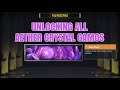 UNLOCKING SIEGE CRISIS CALLING CARD! GETTING ALL AETHER CRYSTAL CAMOS - COD Mobile