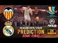 VALENCIA vs REAL MADRID | Supercopa de España 2019/2020 Prediction ● Semi-Final  ● FIFA 20 | #VALRMA