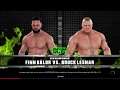 WWE 2K20 Brock Lesnar VS Finn Bálor 1 VS 1 Hell In A Cell Match BCW Title