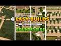4 Easy Builds to Upgrade your Countryside in Cities: Skylines | No Mods Needed