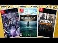 Bioshock Collection, Saints Row IV, & Metro Redux Rated for Nintendo Switch!