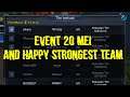 goddess event 20 mei and happy strongest team for sea server