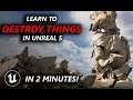 Learn to use Chaos in 2 minutes! Destroy objects in Unreal Engine 5