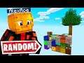 Minecraft SKYBLOCK BUT EVERY BLOCK IS RANDOM..