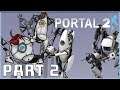DEATH TRAPS! - PORTAL 2 Co-op Let's Play Part 2 (60FPS PC)