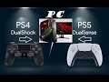 TUTORIAL DUALSENSE PS5 ET  DUALSHOCK 4 PS4  SUR PC . DUALSENSE PS5 SUR PC / DUALSHOCK 4 SUR PC