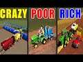 Farming Simulator 19 | POOR vs RICH vs CRAZY FARMER COMPARISON!