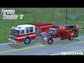 Fire Rescue | ATV Crash | Landscape Shop & Roller On Fire! | Throwback | Fire Engine | FS17