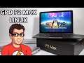 GPD P2 Max - Linux Demo (Fedora 30)