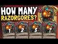 HOW MANY RAZORGORES IS TOO MANY!? | Battlegrounds | Hearthstone