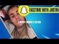 How To Get Facetime With JUSTIN BIEBER Filter On Snapchat || Latest Update Filter On Snapchat