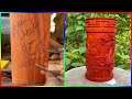 How To Make Wooden Water Bottle 1 - Woodworking DIY #shorts