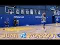 📺 Juan Toscano-Anderson (first workout video from practice) at Warriors training camp, day b4 POR