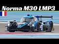 Norma M30 LMP3 Sport Prototype - 420Hp Nissan Nismo VK50 V8 N/A Engine - Test at Paul Ricard Circuit