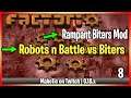 ⚙️Factorio➡️Robots and the Battle 4 Coal✅ ➡️Rampant mod 4 Factorio ⚙️🔧🏭 Gameplay Ep 08