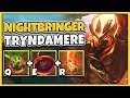 TRYNDAMERE JUST GOT AN AMAZING NEW SKIN!! Rank 1 Tests Nightbringer Tryndamere - League of Legends