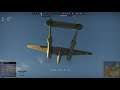 War Thunder: Air RB P38 e fork tail devil and 5 down