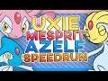 How Fast Can We Beat Pokemon Platinum With Uxie, Azelf And Mesprit?! (Speedrun)