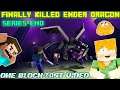 one block ender dragon fight | one block skyblock end | minecraft one block series