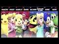 Super Smash Bros Ultimate Amiibo Fights  – Request #18203 Team Raw vs Team Smackdown