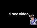 1 sec video