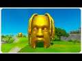 Bounce off of Different Giant Astro Heads All Locations - Fortnite Travis Scott's Astronomical