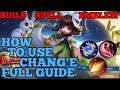 How to use Chang'e guide & best build mobile legends ml 2021 Change