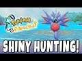 SHINY SEADRA HUNTING DAY 4! Pokemon Let's Go Shiny Living Dex #117