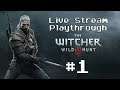 The Witcher 3: Wild Hunt (PS4) - Live Stream Blind Playthrough #1