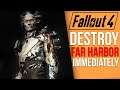 What Happens If You DESTROY Every Faction Immediately in Far Harbor for Fallout 4?