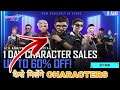 1DAY CHARACTER SALES UP TO 60% OFF FREE FIRE || FREE FIRE NEW EVENT CHARACTER SALES UP TO 60% OFF
