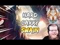 CARRYING WITH SWAIN IN CHALLENGER (He's OP!!!)